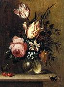 Hans Bollongier Flowers in a Vase